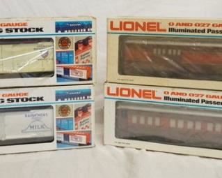 1137 4 LIONEL O & O27 GAUGE MODEL TRAINS
