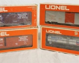 1142 4 LIONEL MODEL TRAINS
