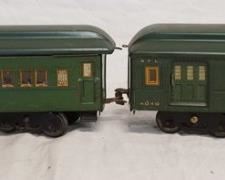 1147 LOT OF 2 AMERICAN FLYER LINES TRAIN CARS 14 IN L 
