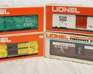 1148 4 LIONEL MODEL TRAINS
