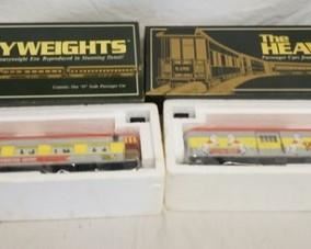 1182 LOT OF TWO K-LINE THE HEAVYWEIGHTS O GAUGE PASSENGER CAR MODELS; RINGLING BAGGAGE (HORSES) K83-0072-1 & RINGLING OBSERVATION K83-0096-3
