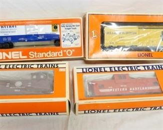 1217 LOT OF 4 LIONEL MODEL TRAINS
