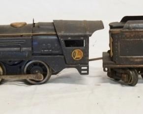 1239 LIONEL O GAUGE LOCOMOTIVE & TENDER 259E
