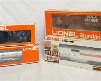 1244 4 LIONEL MODEL TRAINS O/27 & STANDARD O GAUGE
