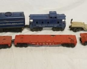 1272 LOT OF LIONEL MODEL TRAINS INCLUDES UNITED STATES MARINE CORPS 212

