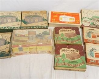 1277 10 BACHMANN PLASTICVILLE MODEL BUILDING KITS
