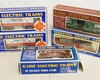 1281 5 K-LINE O/O27 GAUGE TRAIN MODELS
