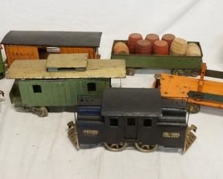 1319	LOT OF MODEL TRAINS, SOME DAMAGE, INCLUDES LIONEL & AMERICAN FLYER

