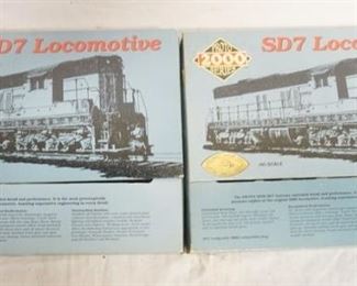 1323	2 PROTO 2000 SERIES HO SD7 LOCOMOTIVE MODELS
