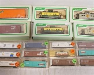 1327	LOT OF HO & N GAUGE BEV BEL/LIFE LIKE MODEL TRAINS
