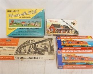 1354	5 MODEL BUILDING KITS INCLUDES LIFE LIKE, BACHMANN, REVELL & IDEAL MODELS
