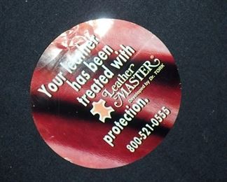 BERNHARDT LEATHER SOFA - CHAIRS - OTTOMAN