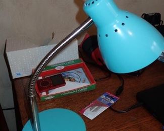 BLUE DESK LAMP