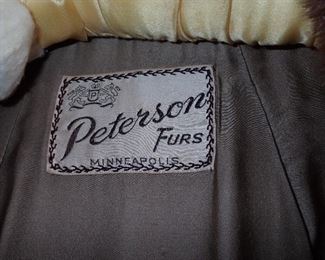 PETERSON FURS / FUR COAT