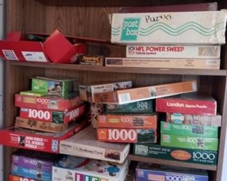 Board games and jigsaw puzzles
