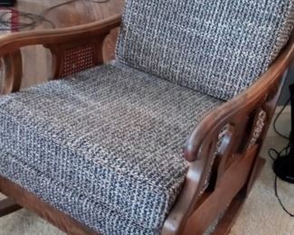 Rocker with cushions