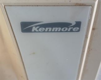 White Kenmore upright freezer
