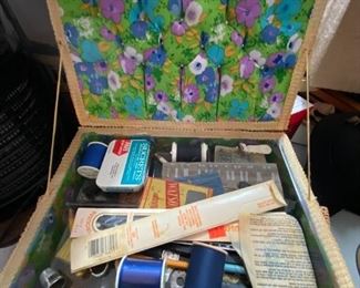 inside sewing basket