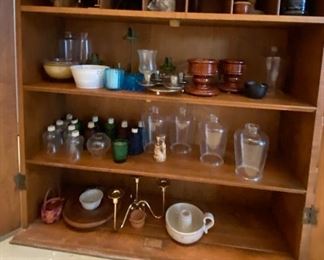 glass and bottle collection