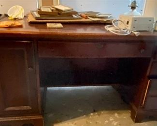Wooden desk