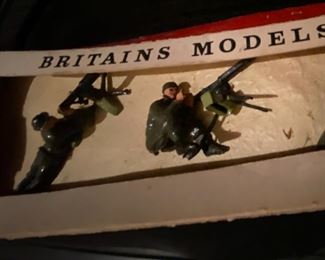 Close up of toy soldiers