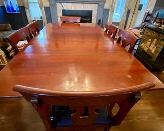 Dining table and 6 chairs