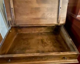 inside Small writing desk