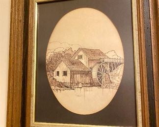 Pen and ink  artwork