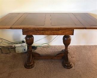 Antique drop leaf table