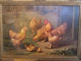 Edgar Hunt. Oil.