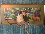 Mark Adams. Silk screen. Richard Koeditz peregrine falcon.