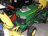 John Deere GT235 mower with 52" deck and snowblower