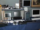 A serious amount of Apple Mac computer gear and many gadgets plus nice camera selection. Picture tomorrow