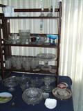 Lots of nice glass & china.