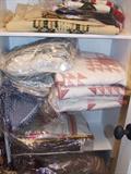 Nice antique quilts & coverlet.