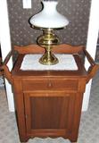 Many commodes & wash stands.