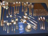 Nice set of Rogers 'First Love' silver plated flatware.