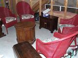 New red wicker.