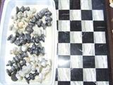 Marble chess set.