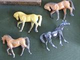 Cast horses.