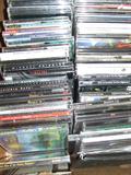 Many video games, cd's, dvd's, cassettes & vhs videos. No records.