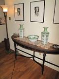 1930s large console entry table.