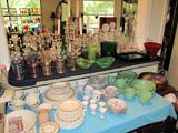 Metlox Navajo pattern china set. Jadite.