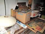 20 flat art drawers to go thru. Showing is a WW1 war poster.