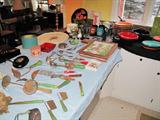 Old kitchen utinsels.