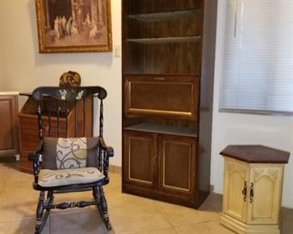 2 - 1970s bookcases
72" tall 
29" wide 
15" deep 