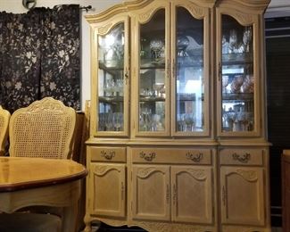 Beautiful French Provincial buffet cabinet
82" tall x 60" long