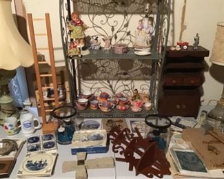 Vintage Japan Child’s Teaset, Union Carbide Memoriabilia, etc