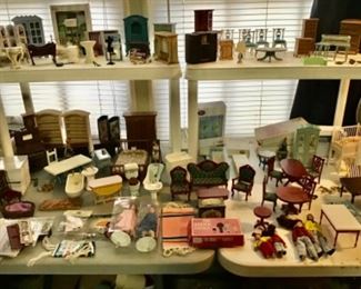 Lots of Doll House furniture, and accessories 
