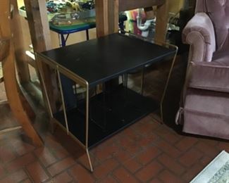 Mid Century Metal Record Stand